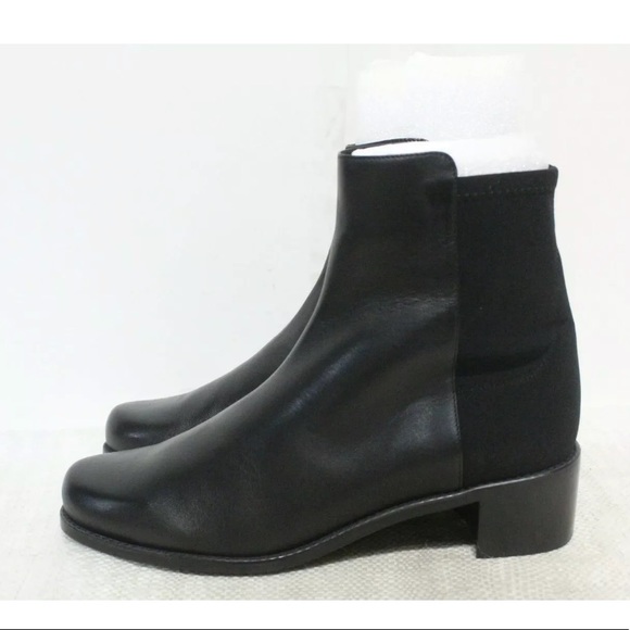stuart weitzman easyon reserve leather ankle boots